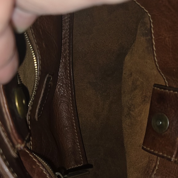 Vintage Mulberry Brown Satchel - Picture 4 of 9